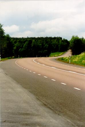 Stra�en durch Schweden